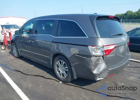2013 Honda Odyssey Ex-L from USA, damaged, VIN 5FNRL5H61DB081084